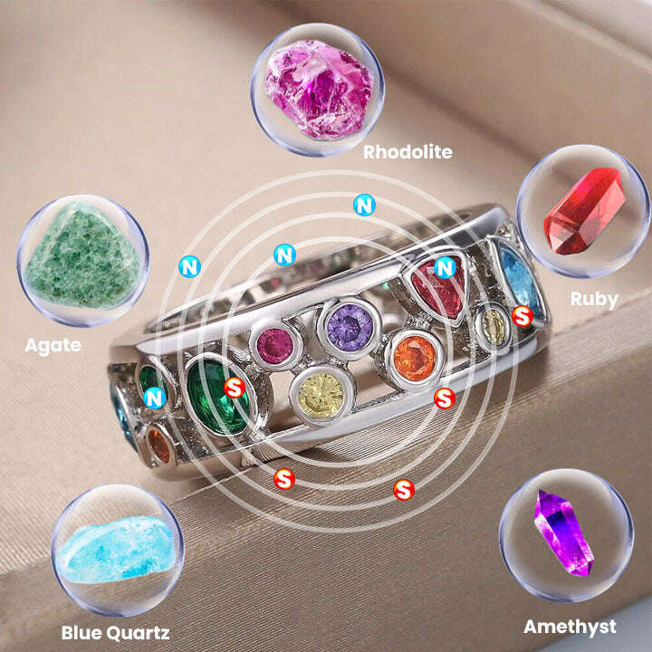 Enéas anel de quartzo de cristal[Último dia!][Venda final!] Preço com desconto