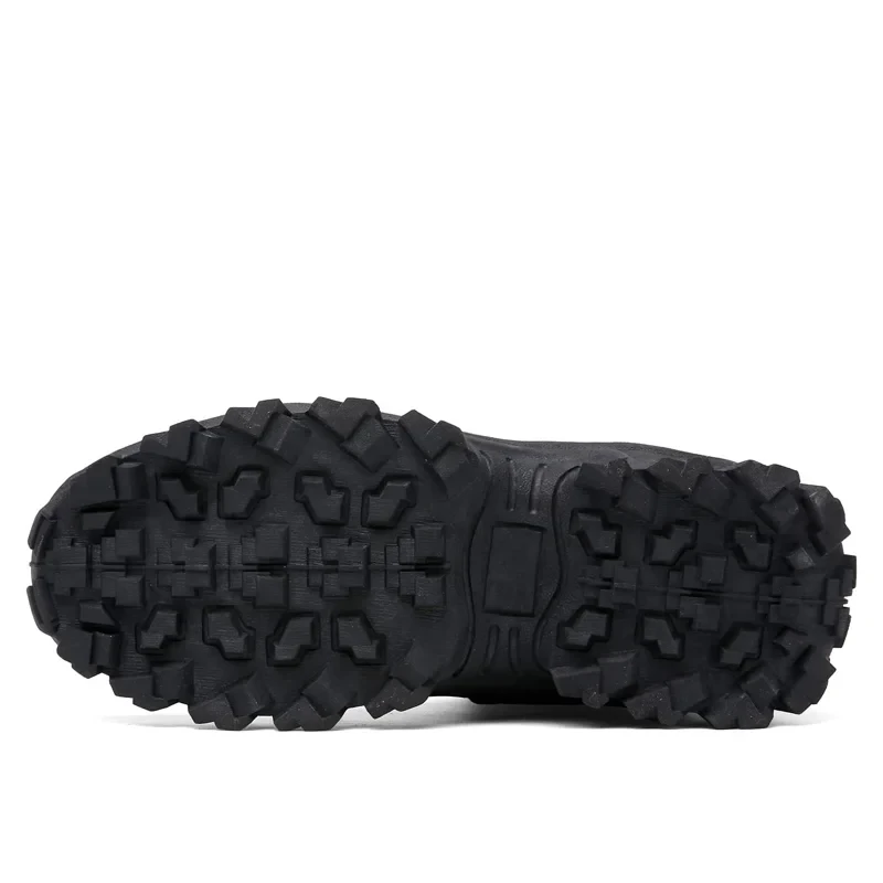 Botas masculinas impermeáveis ​​anti-entorse e antifuros para trabalho, botas de caminhada (atualização de durabilidade)