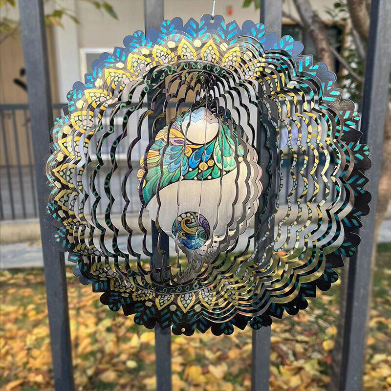 Decorações criativas de suspensão de jardim Decorações giratórias de varanda de jardim