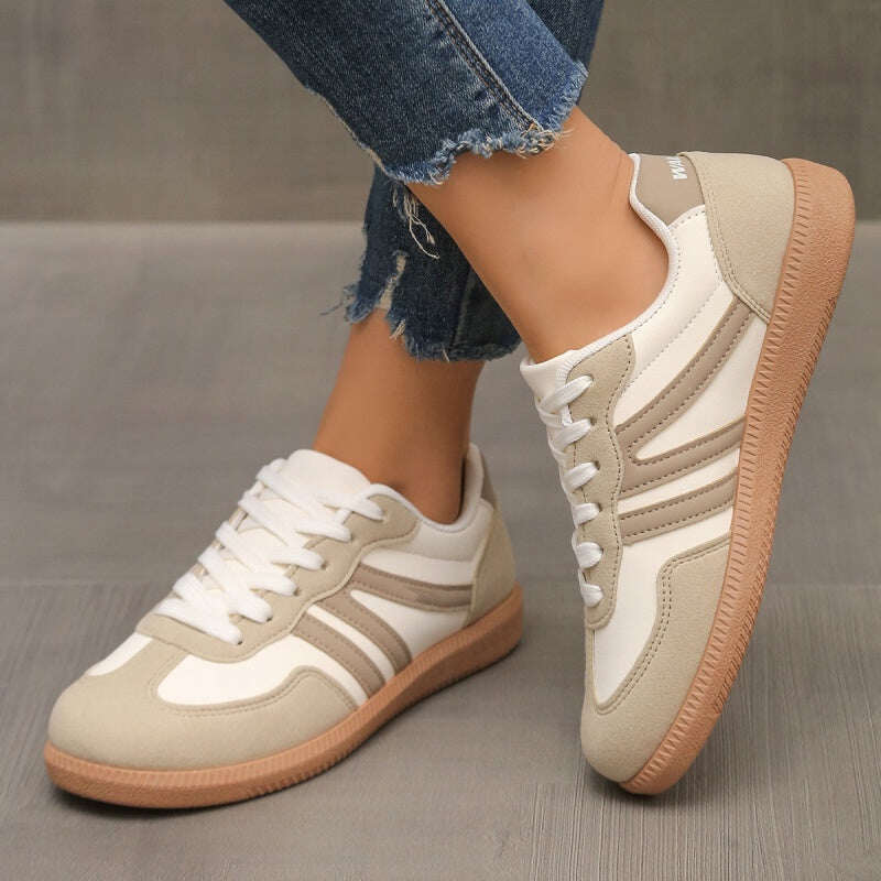 Sapatos ortopédicos femininos elegantes e antiderrapantes com bico redondo
