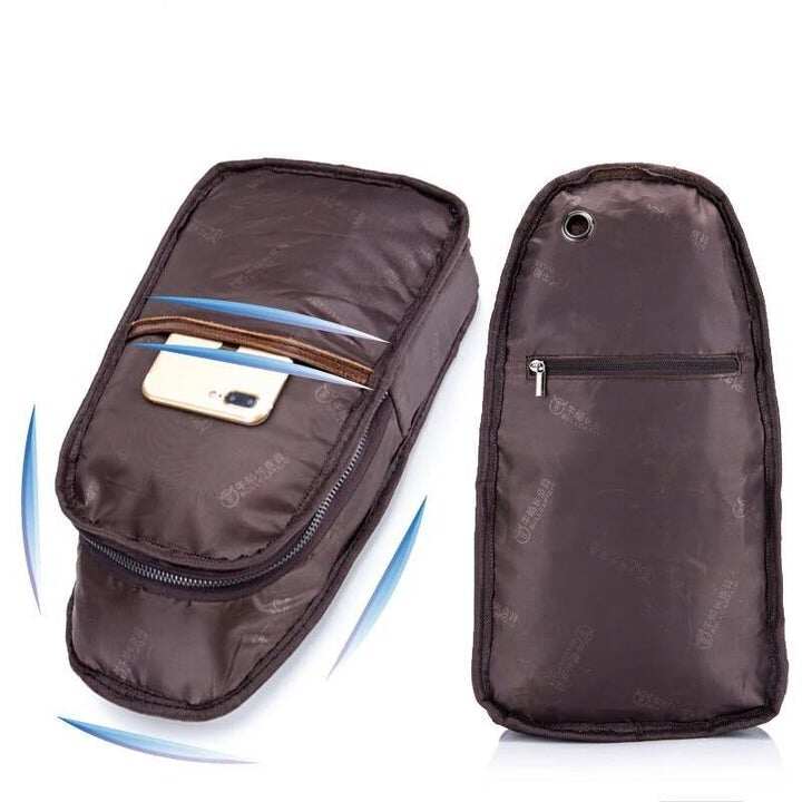 Męska torba na ramię z prawdziwej skóry Travel Sling Chest Bag