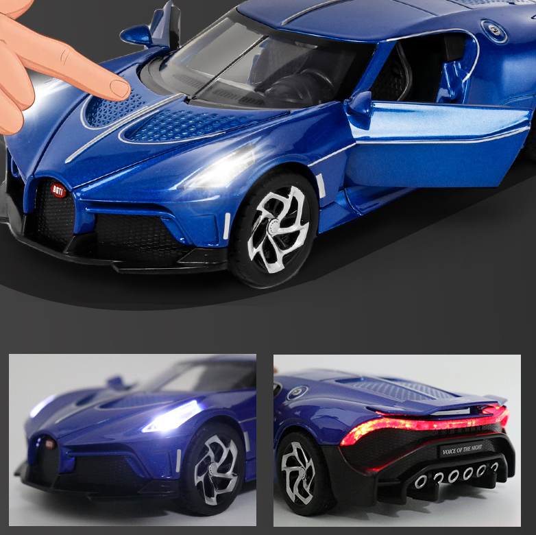 Μοντέλο του supercar Bugatti La Voiture Noire σε κλίμακα 1:24