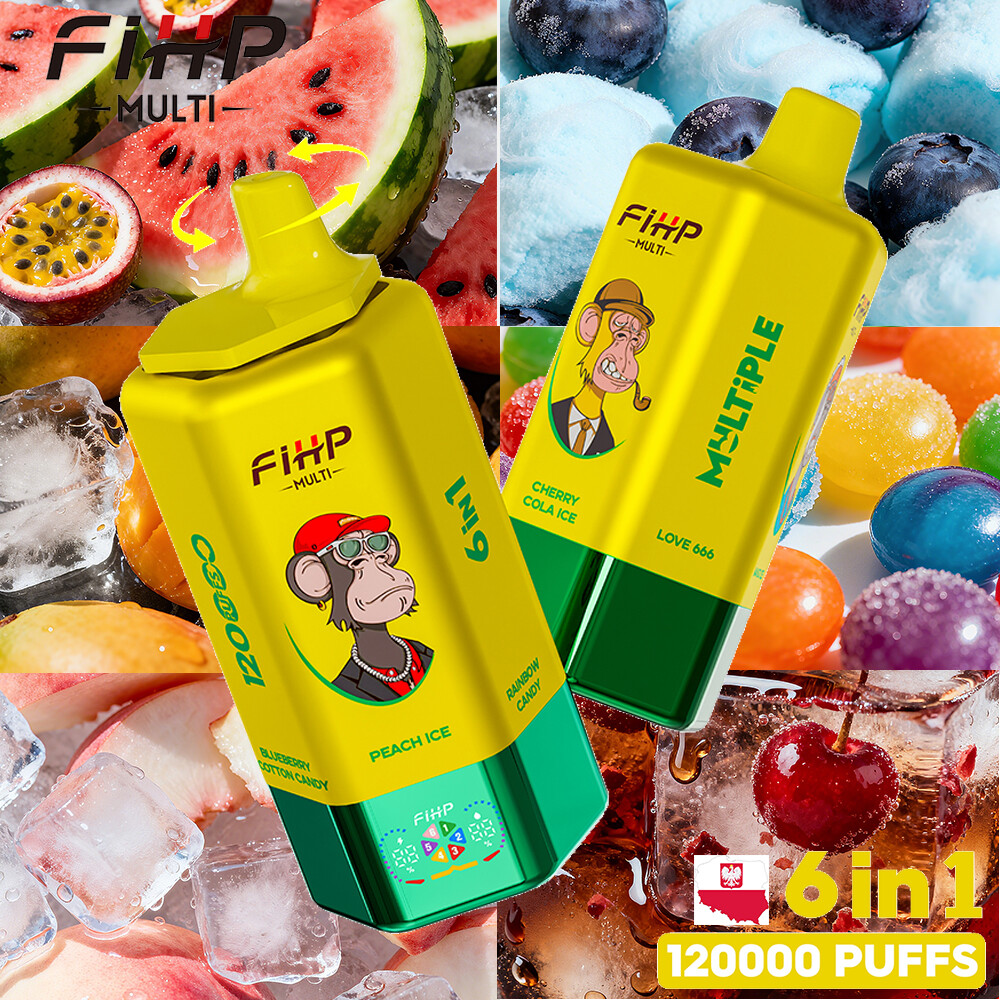 FIHP Vape s šestimi okusi (120.000 vdihov)