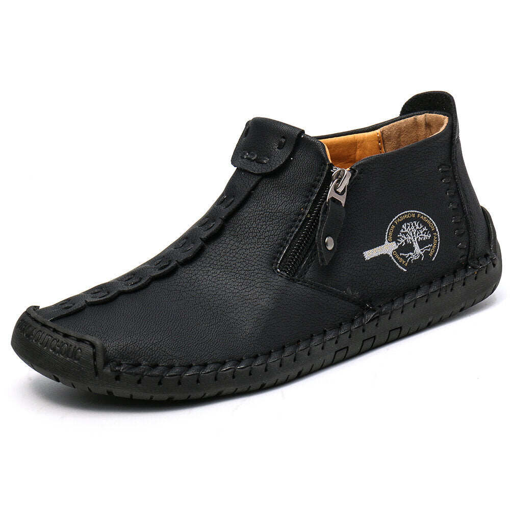2022 Zipper Outdoor Casual Ręcznie szyte buty robocze
