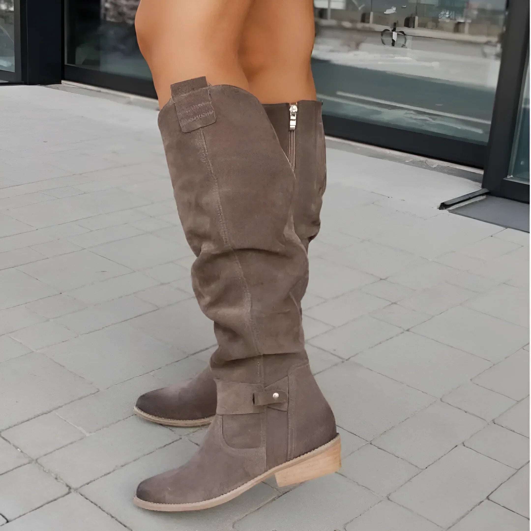 Dana™ Kényelmes velúr csizma