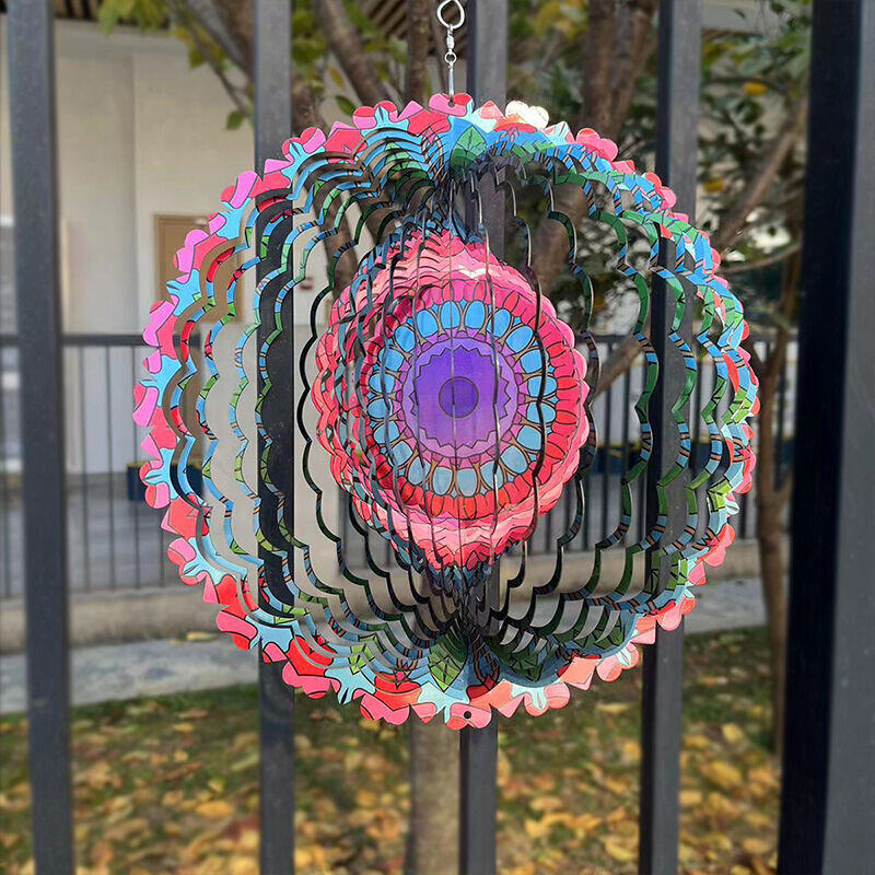 Decorações criativas de suspensão de jardim Decorações giratórias de varanda de jardim