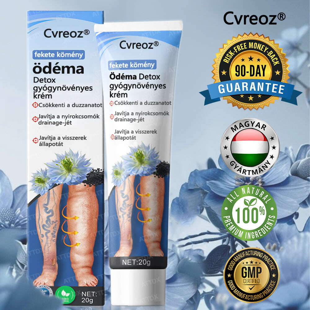 Cvreoz® Fekete kömény Ödéma méregtelenítő gyógynövénykrém💙