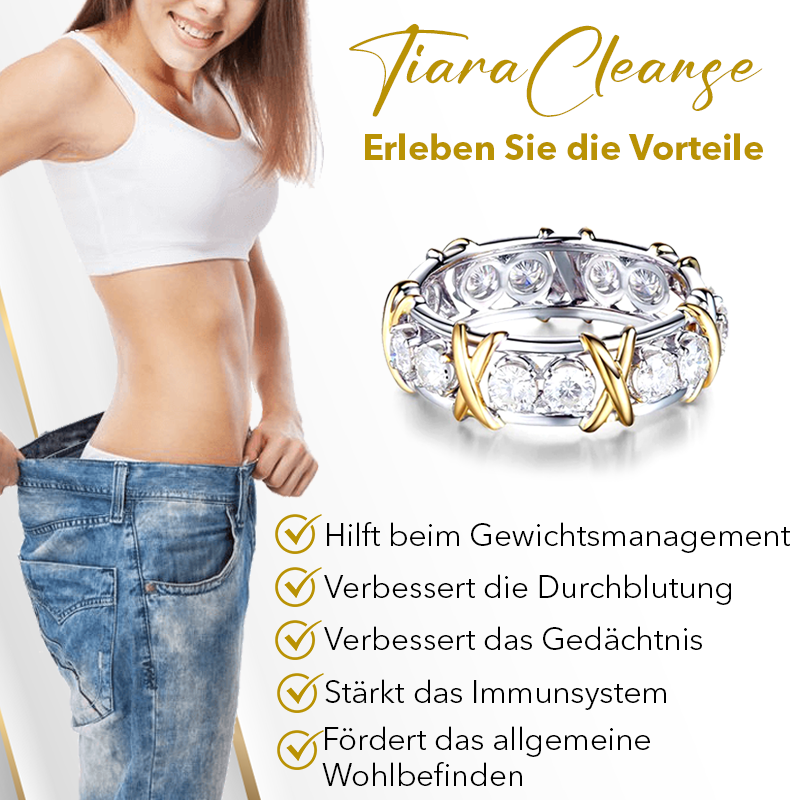 Biancat™TiaraCleanse Zircon-Titan-Ion-Formungs gyűrű
