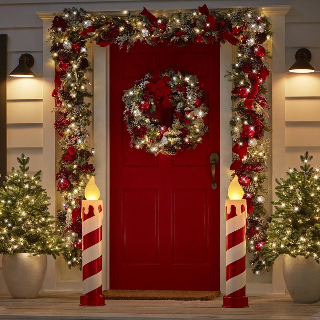 VELAS CINTILANTES DE BASTÃO DE DOCES DE