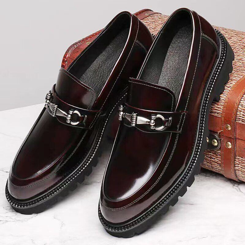 Mocassins de couro elegantes e clássicos para homem | 50% de desconto