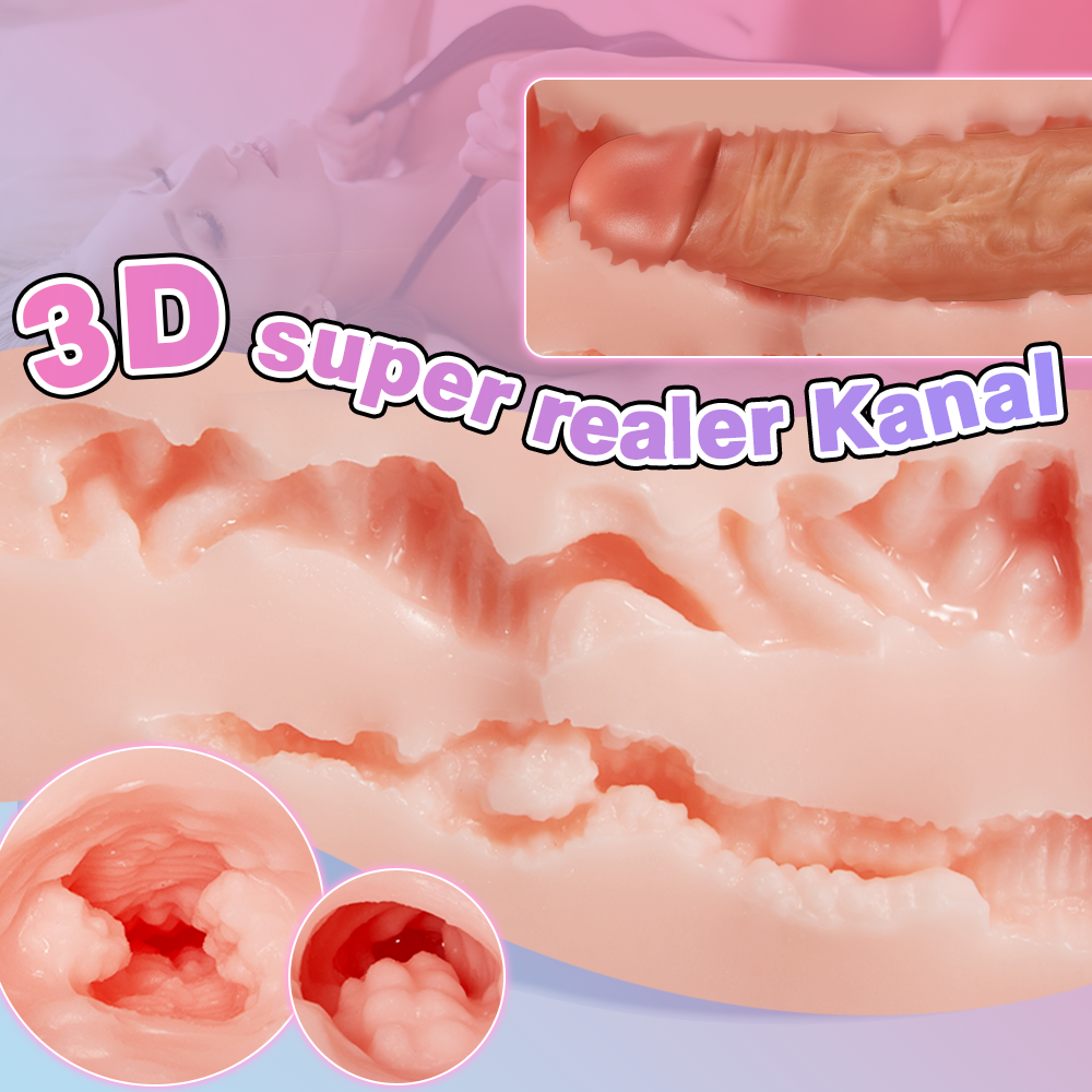 【Ygritte】Boneca sexual realista de 1,5 kg com lábios duplos e clitóris superreal