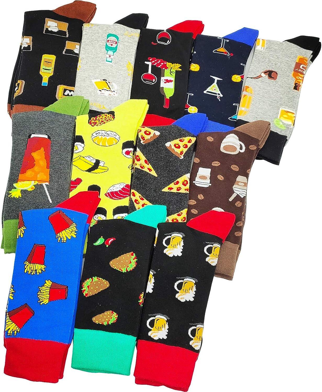 Meias coloridas divertidas