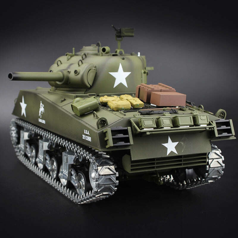 Heng Long M4A3 Sherman RC Tank 3898 Metal Pro RC Battle Tank