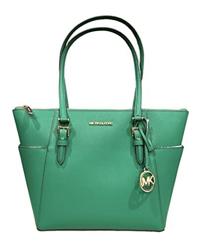 Michael Kors Charlotte Bolsa grande com zíper superior