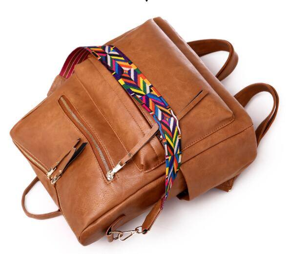 🔥natural leather backpack