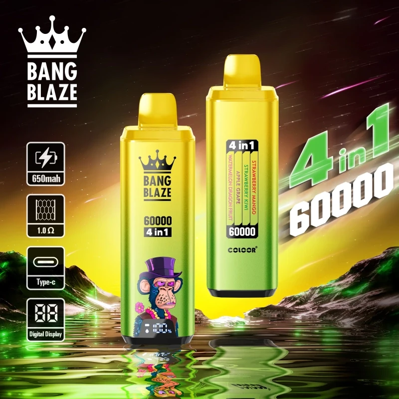Bang Blaze 60000 60k puffs 4 in 1 flavors vape
