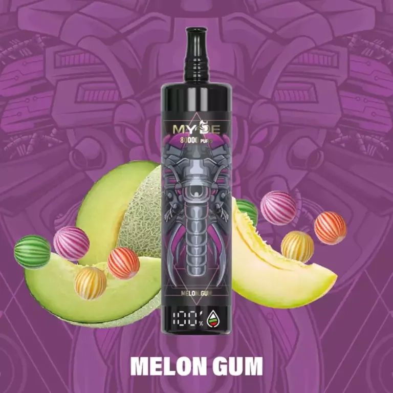 MYDE Shisha Hookah 80000 Puffs 80K LCD Display Disposable Vape Watermelon Ice