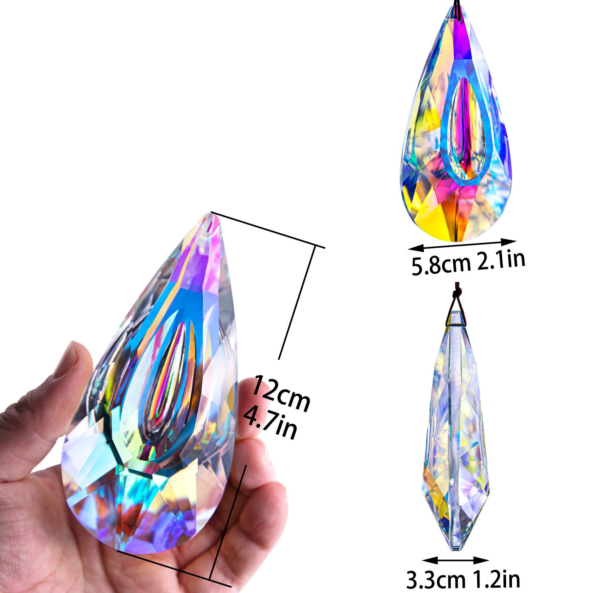 120mm AB-Color wiszące kryształy pryzmatyczne łapacze słońca