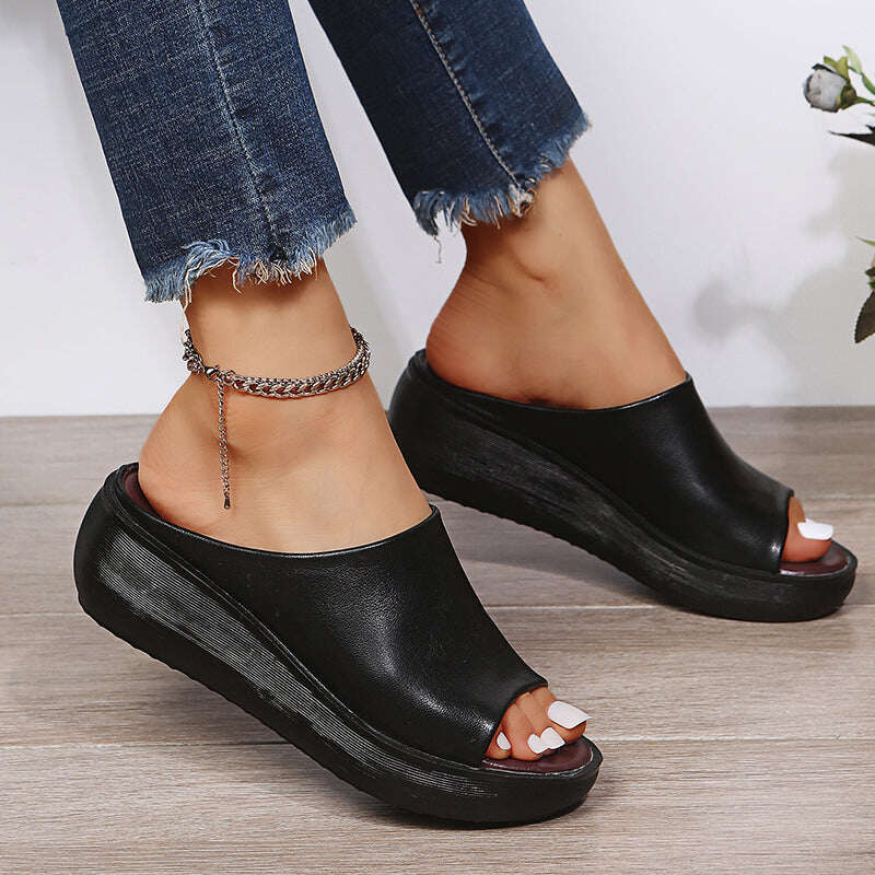 🔥 Promoção de último dia com 50% OFF - sandálias ortopédicas femininas de couro