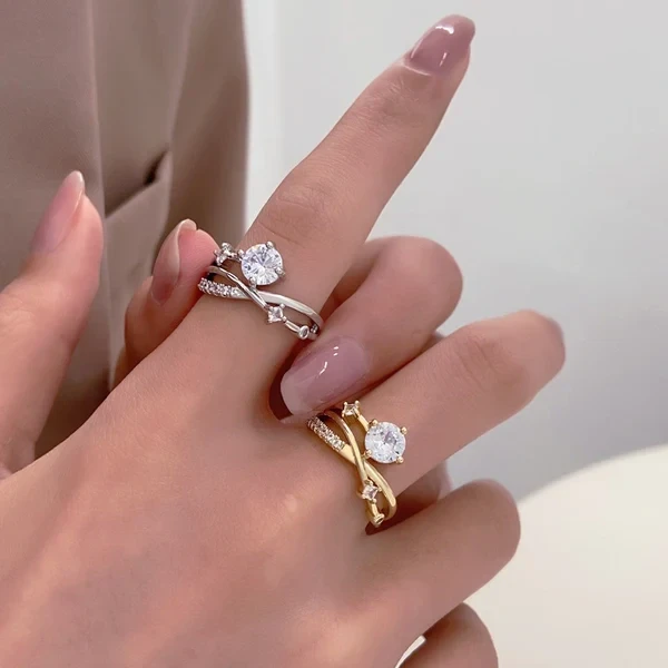 (Último dia de venda - 20% DE DESCONTO) Anel de gravidade linfática magnética de diamante