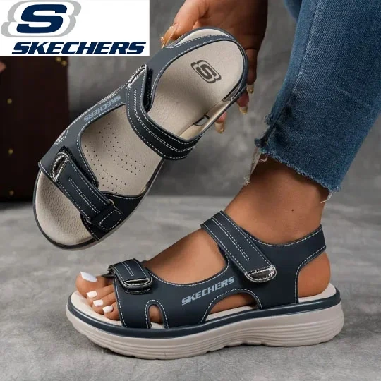 Novas sandálias ortopédicas femininas Skechers a partir de 2025