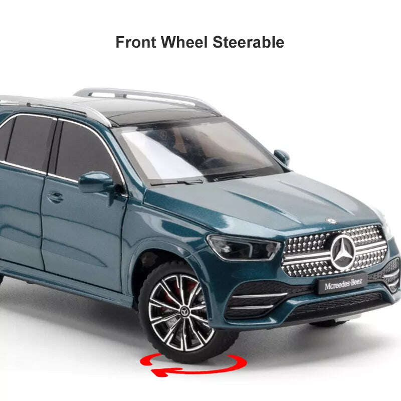1:24 Алуминиева отлята под налягане кола играчка Mercedes-Benz GLE 350 със звук и светлина