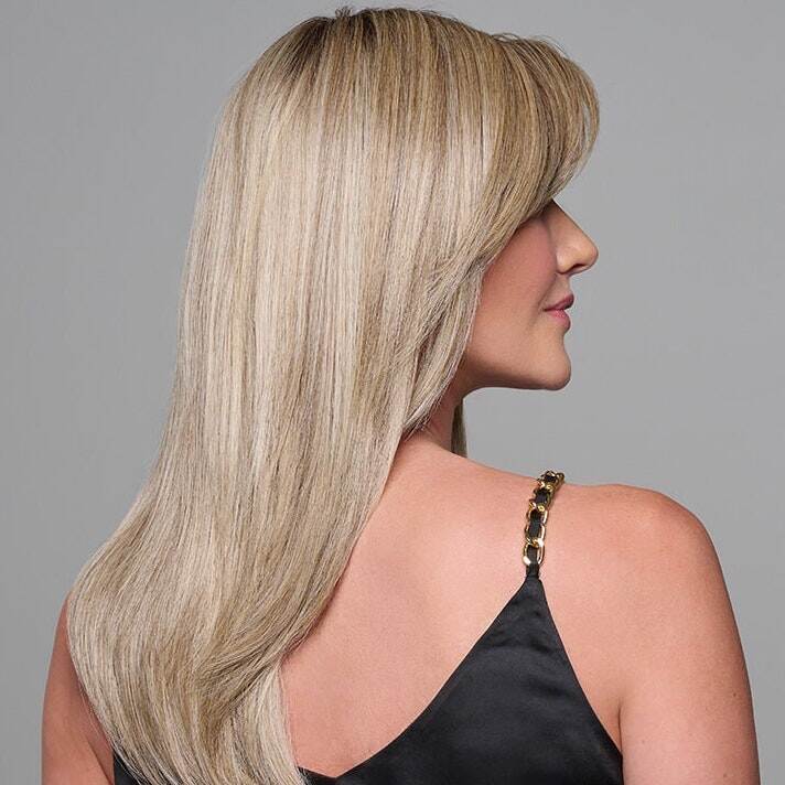 Advanced layered medium-length straight hair