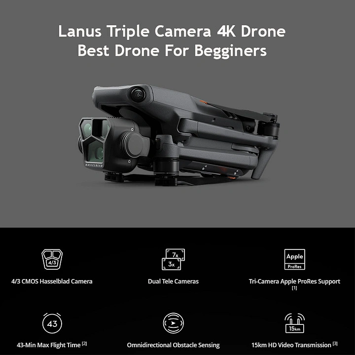 ❄🎄Jön a karácsony⛄🔔 Drón 4K kamerával felnőtteknek, HS175D RC Quadcopter automatikus visszatéréssel, Follow Me, Brushless Motors, Circle Flight, Útpont, Magasságtartás, Fej nélküli mód, 28 perc hosszú repülési idő! !