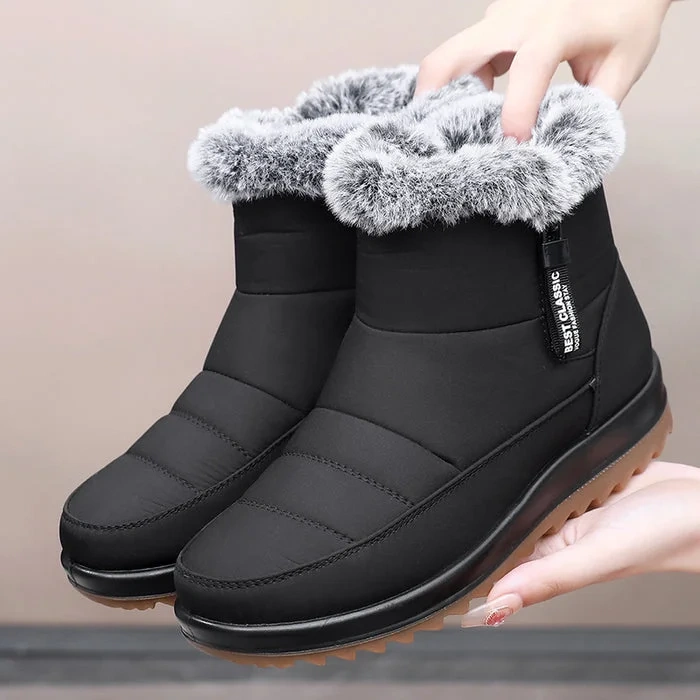 Botas de algodão quente impermeáveis ​​de inverno