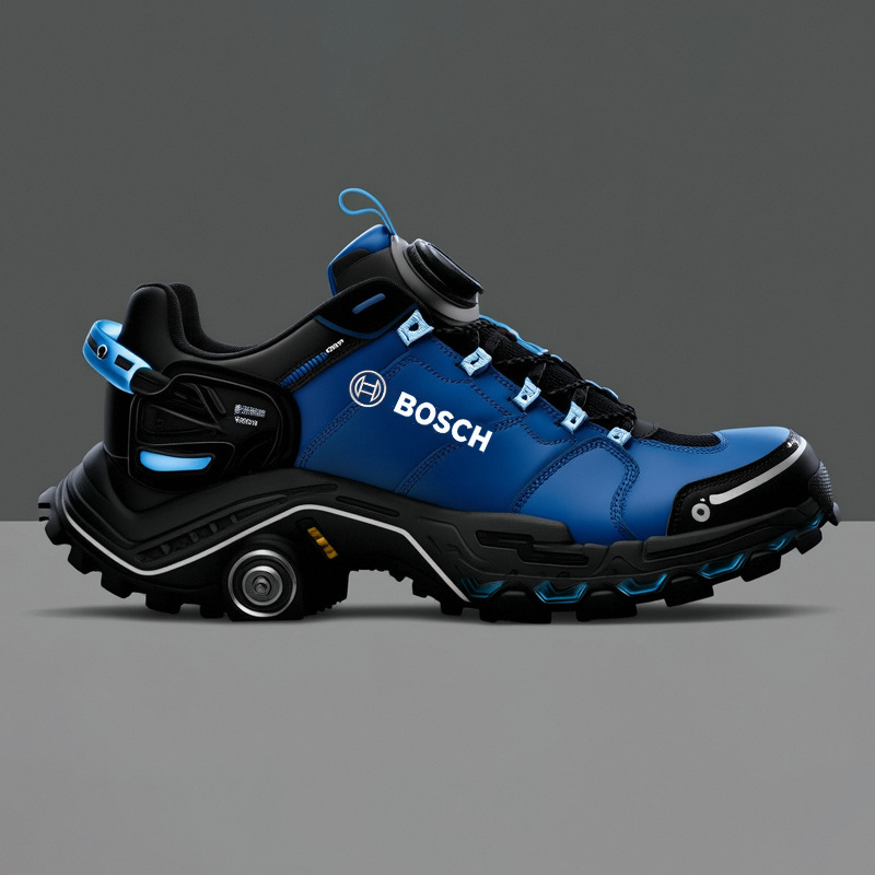 Calçado de trabalho personalizado Bosch, proteção para os dedos, à prova de suor e antiderrapantes