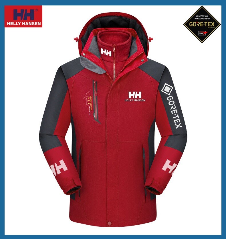 Helly Hansen - 2024 nova jaqueta de inverno impermeável, à prova de vento e quente