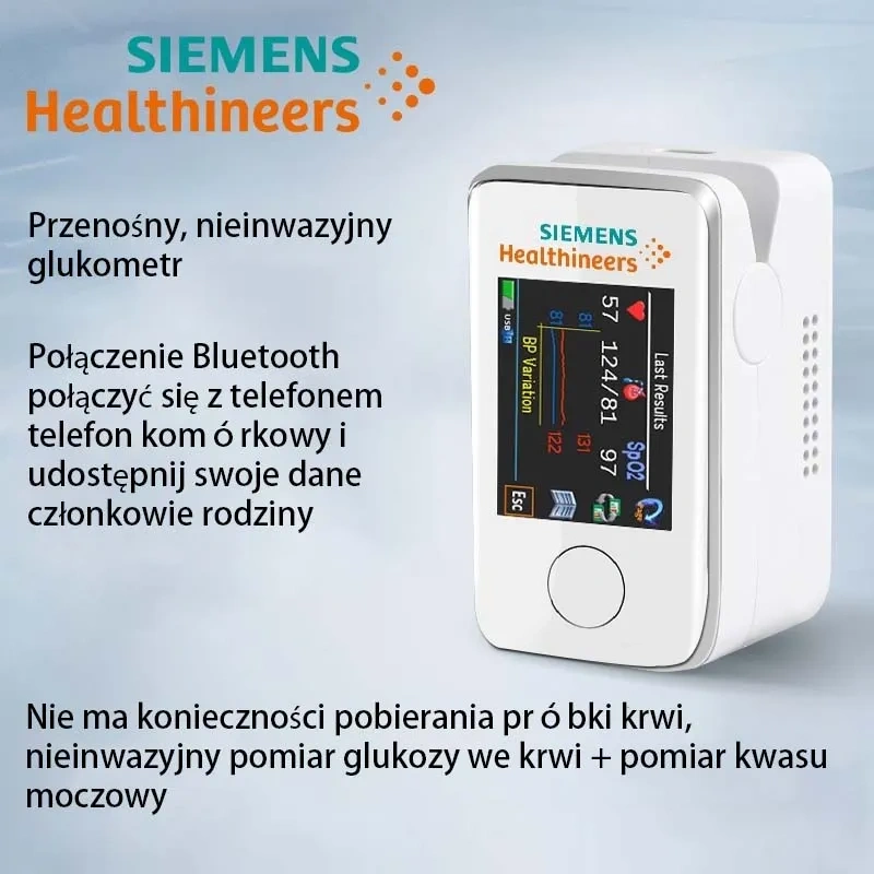 Glicosímetro não invasivo Siemens 🔥【 Redução significativa de preço↓↓】
