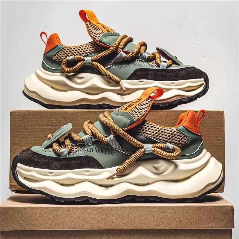 Novo estilo de verão malha calçados esportivos casuais da moda