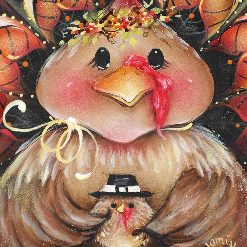 Dekor na Den díkůvzdání, Podzimní dekorace na Den díkůvzdání, Krůtí věnec dřevěný věšák na dveře od Jamie Millse Price - Dekor na stěnu 8457702H