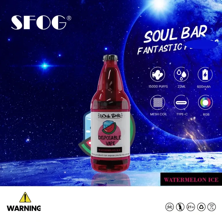 Sfog soul bar 15000 puffs újratölthető tömeges vásárlás eldobható vape nagykereskedelmi