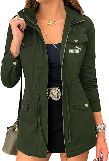 PUMA® 2025új női kabát cipzárral