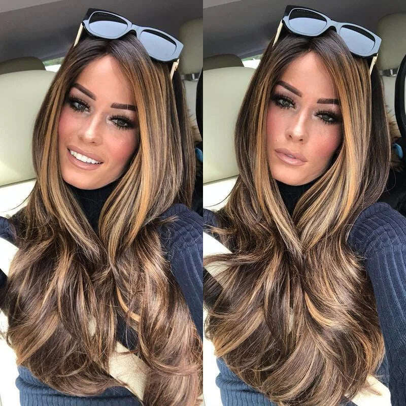 Big wavy blonde wig for daily use