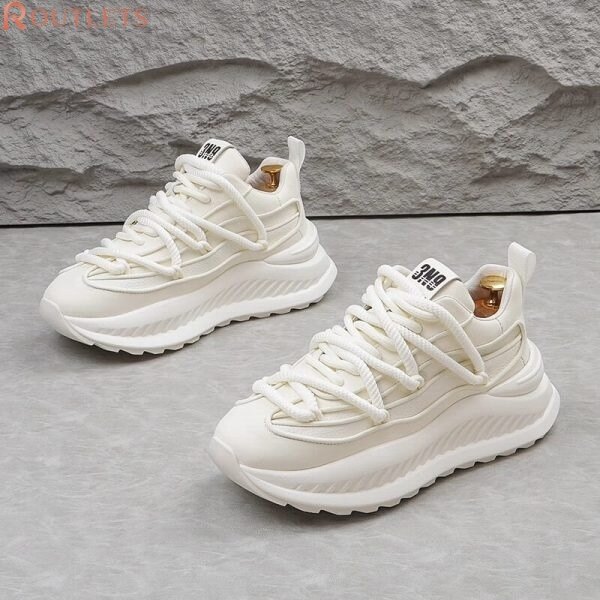 2024 novos calçados esportivos casuais com sola grossa