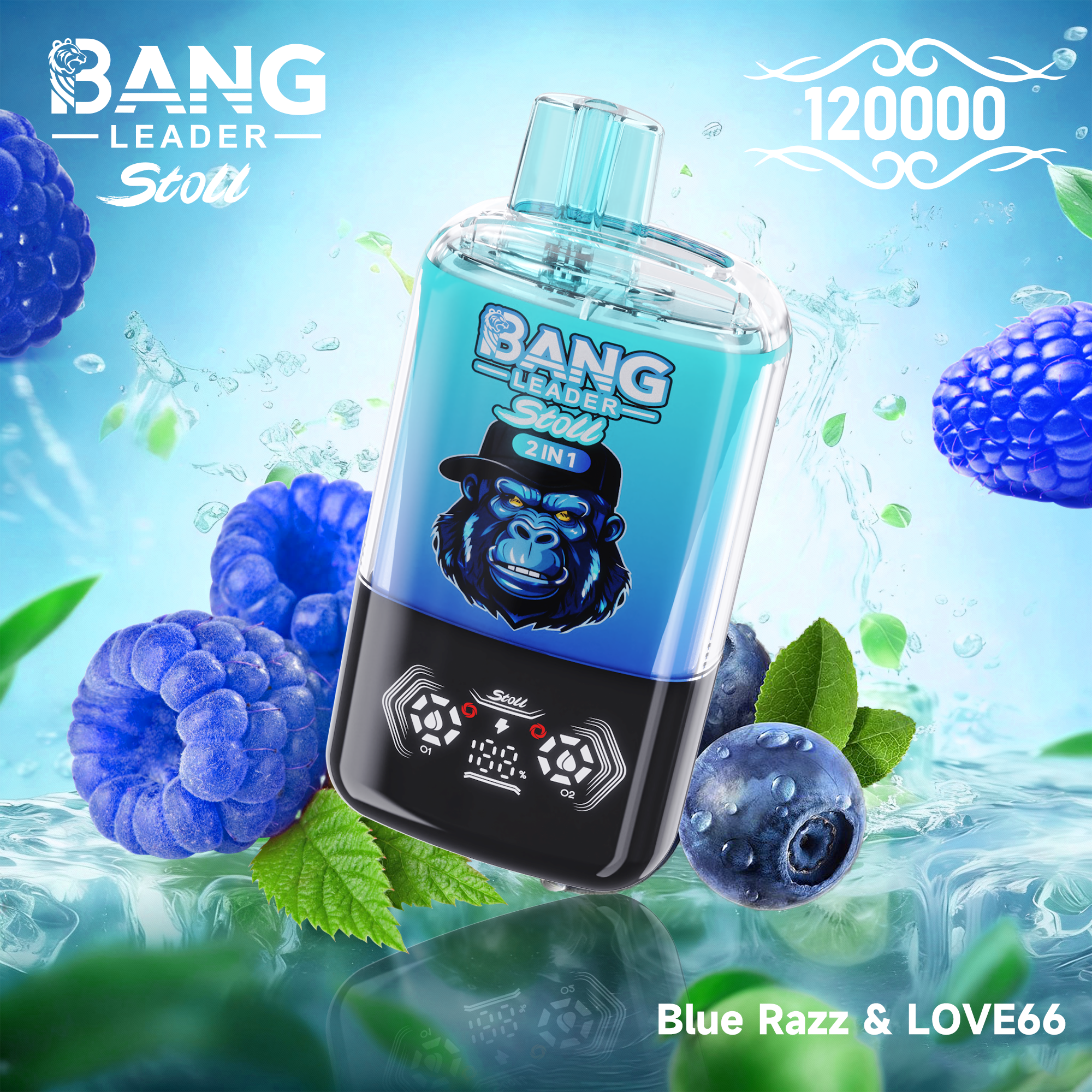 Bang Legend 120K 5-v-1 EÚ – 120 000 poťahov, múdra jednorazová elektronická cigareta 5 v 1 | Rýchle dodanie z českého skladu
