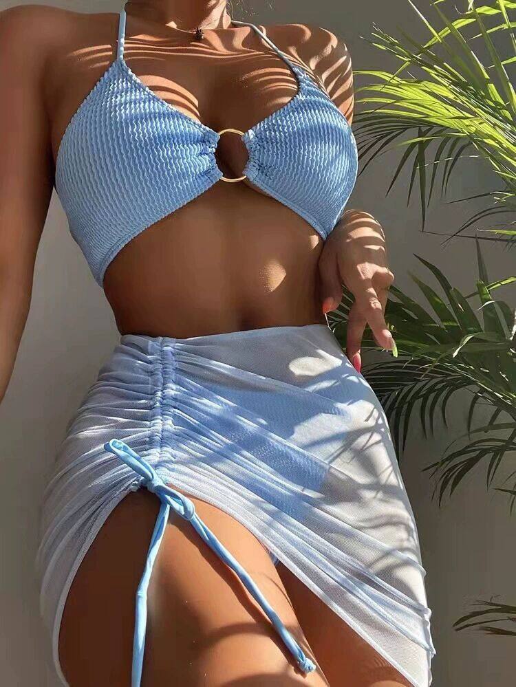 Zestaw bikini Olívia + spódnica na prezent (3-częściowy komplet)