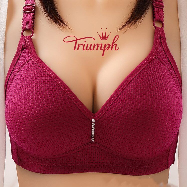 Ropa interior sin acero de talla grande para mujer Triumph 【M-5XL】