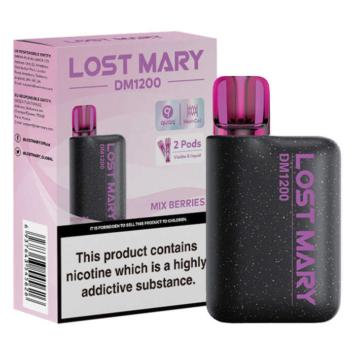 Lost Mary DM1200 Kit Vape descartável