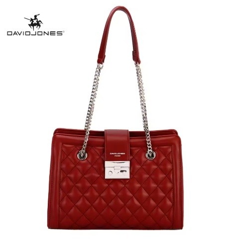 🔥DAVID JONES🔥Bolsa de ombro de senhora em pele
