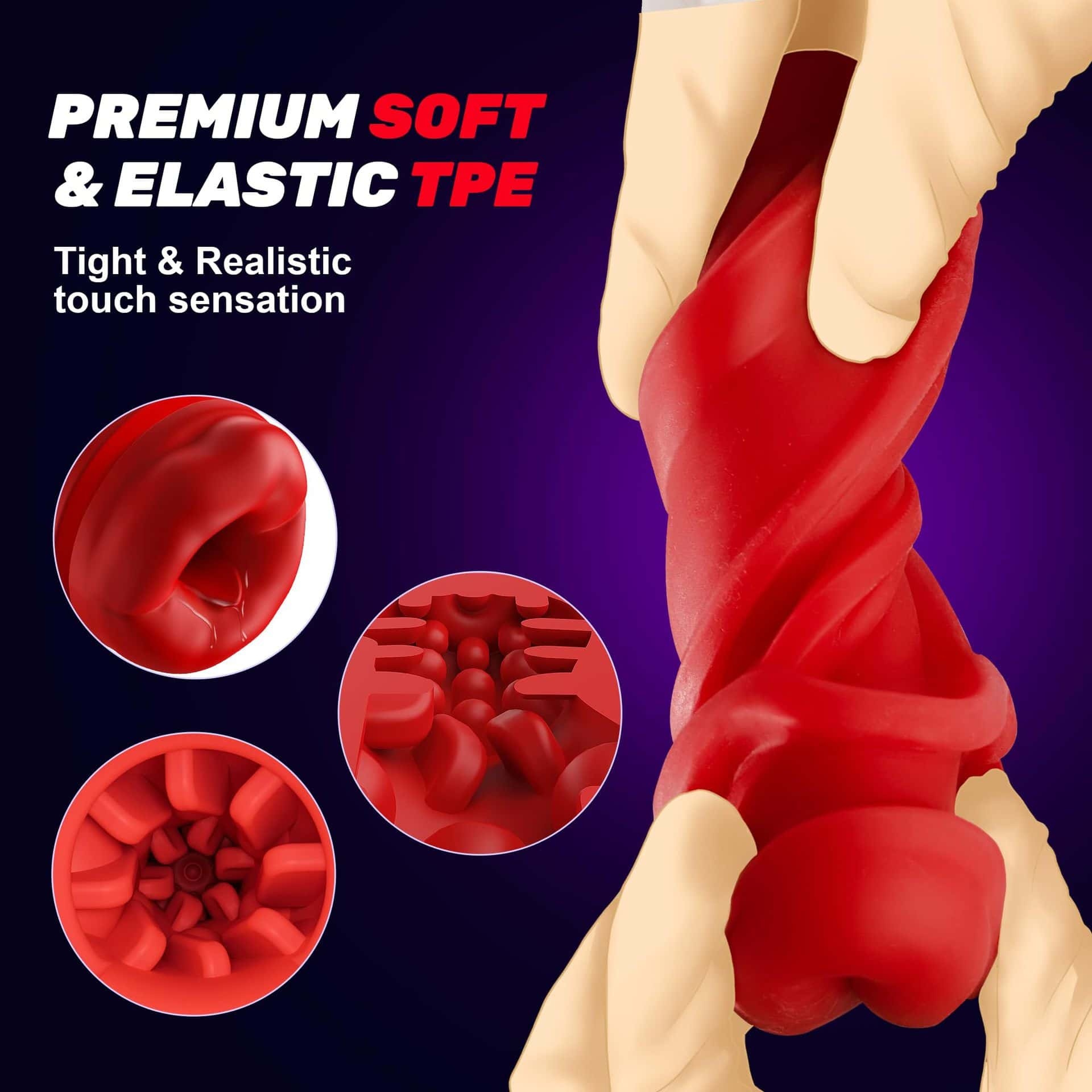 Sexy lip massager - experience perfect oral sex and exercise your sensitivity