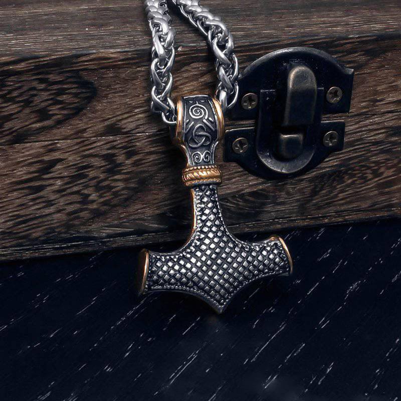 Декоративно съкровище на Тор Mjölnir - неръждаема стомана
