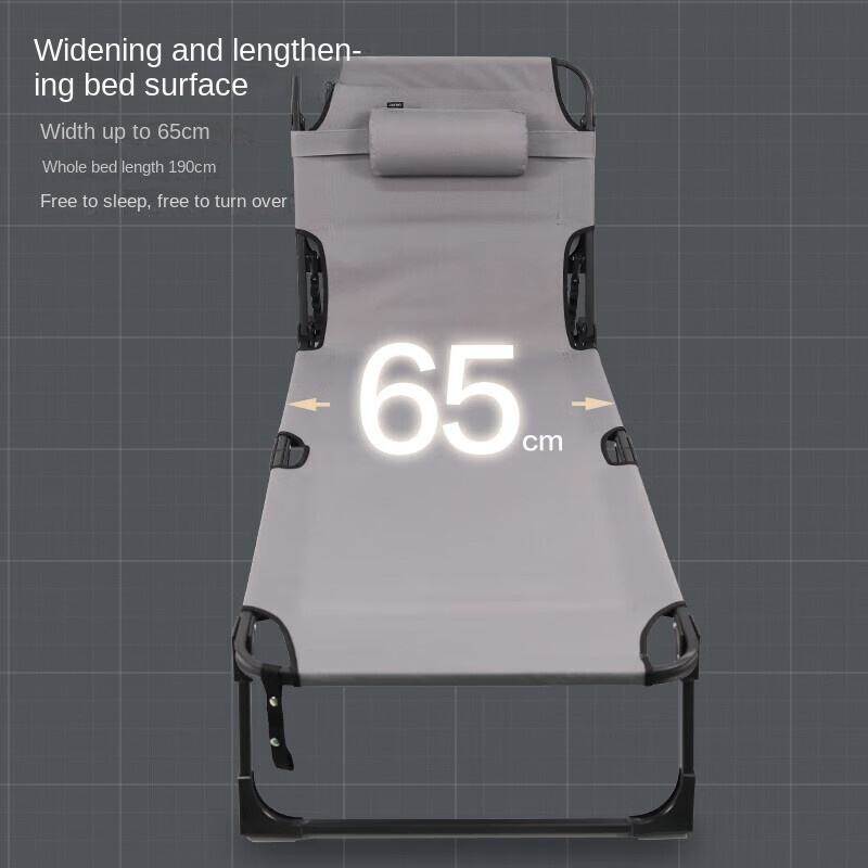 Explosive Models Durable Lightweight Foldable Triple Folding Bed Lounge Chair for Outdoor Park and Beach