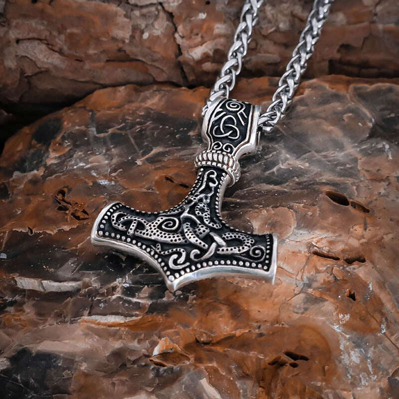 Декоративен амулет Mjölnir - неръждаема стомана