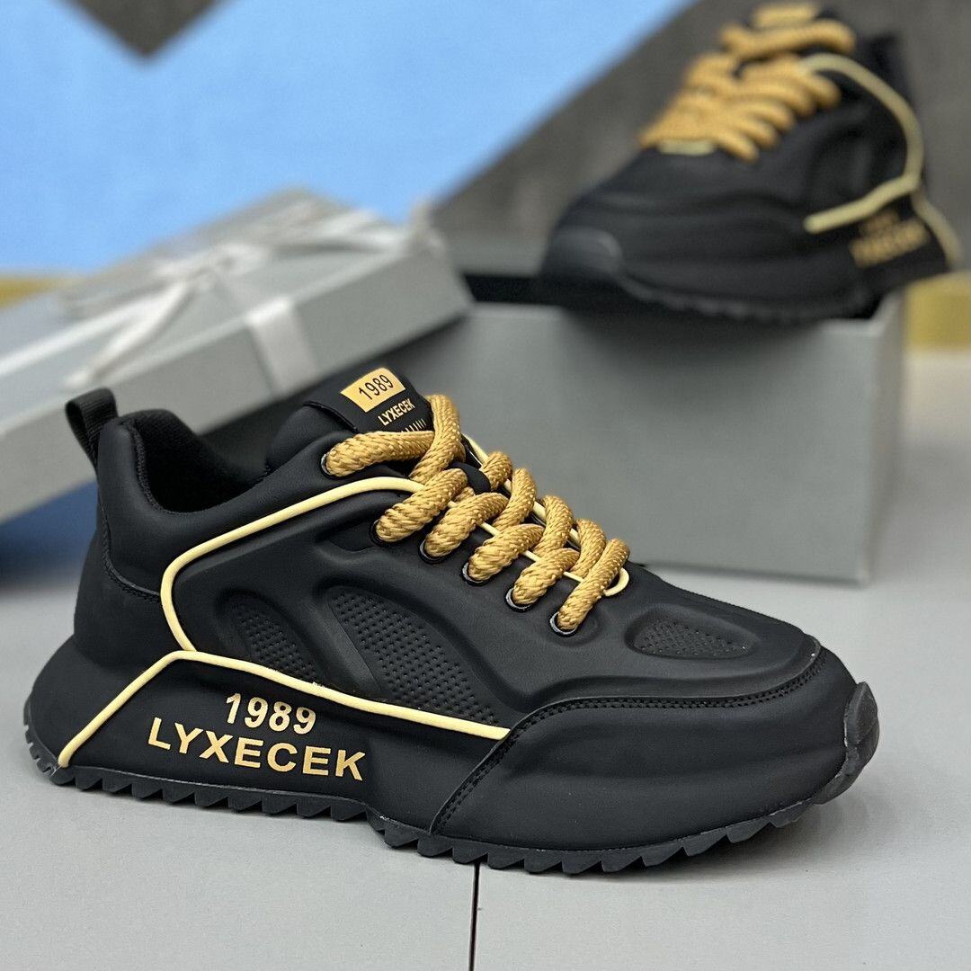 Sapatos casuais masculinos de sola grossa antibacterianos e antiodores