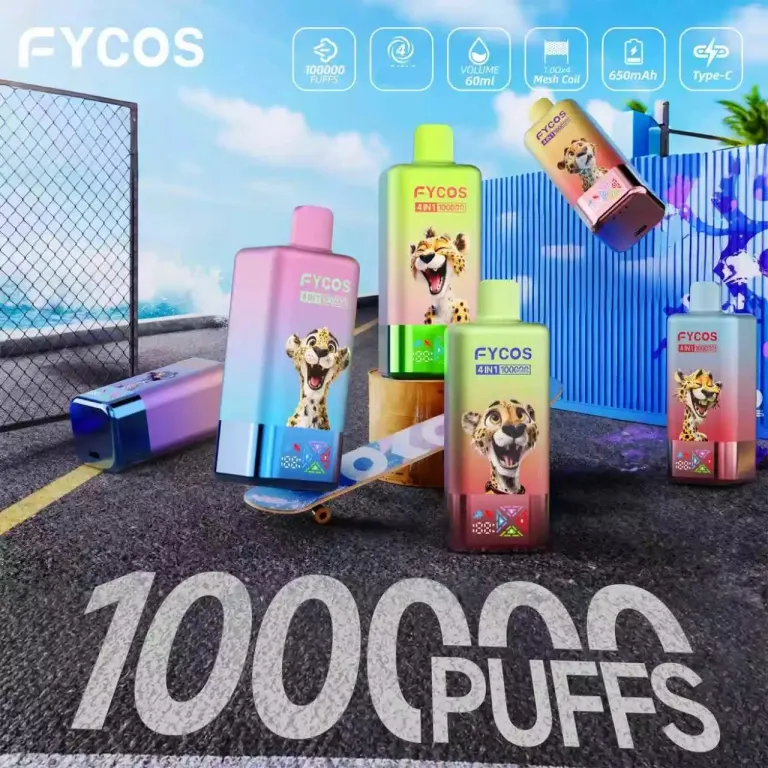 FYCOS-4-IN-1-100K-100000-Puffs-Quad-Flavor-Disposable-Vape-Wholesale-LED-Display-4