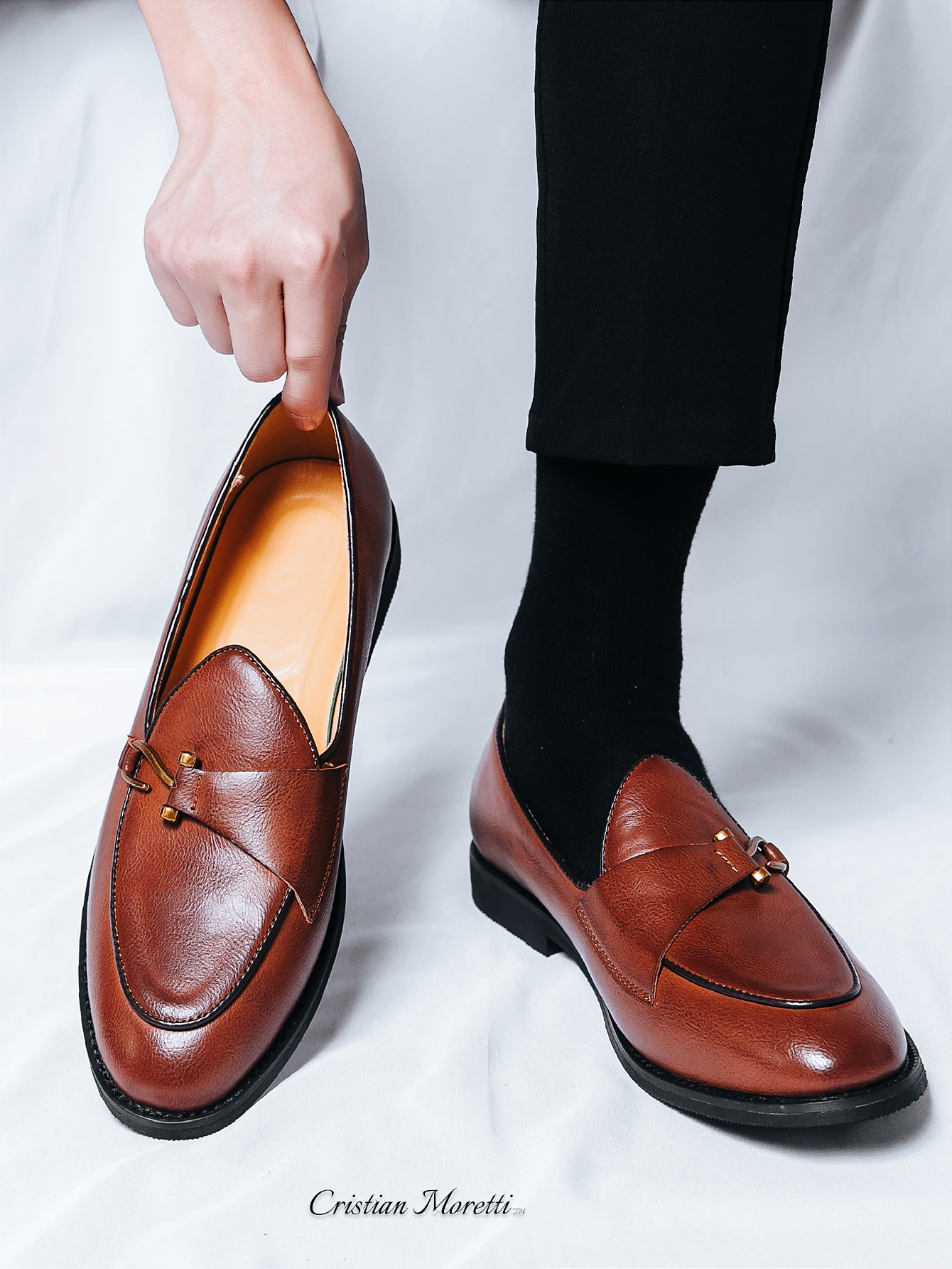 Mocassins de couro Lincoln™ Signature